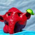 Elephant and the turtle